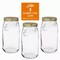 Le Parfait - Clear - Versatile Glass Jars for Preserving, Storage and Décor - 3 Piece